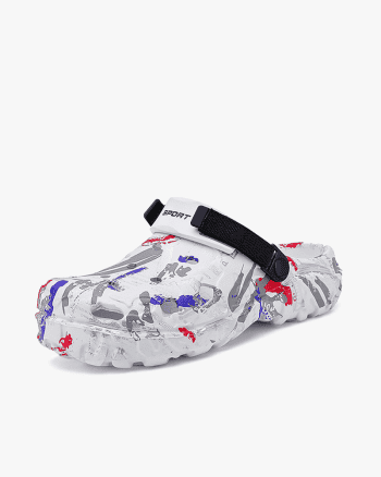 Durable Platform Clog Sandals for Men & Women | Camo Summer Footwear