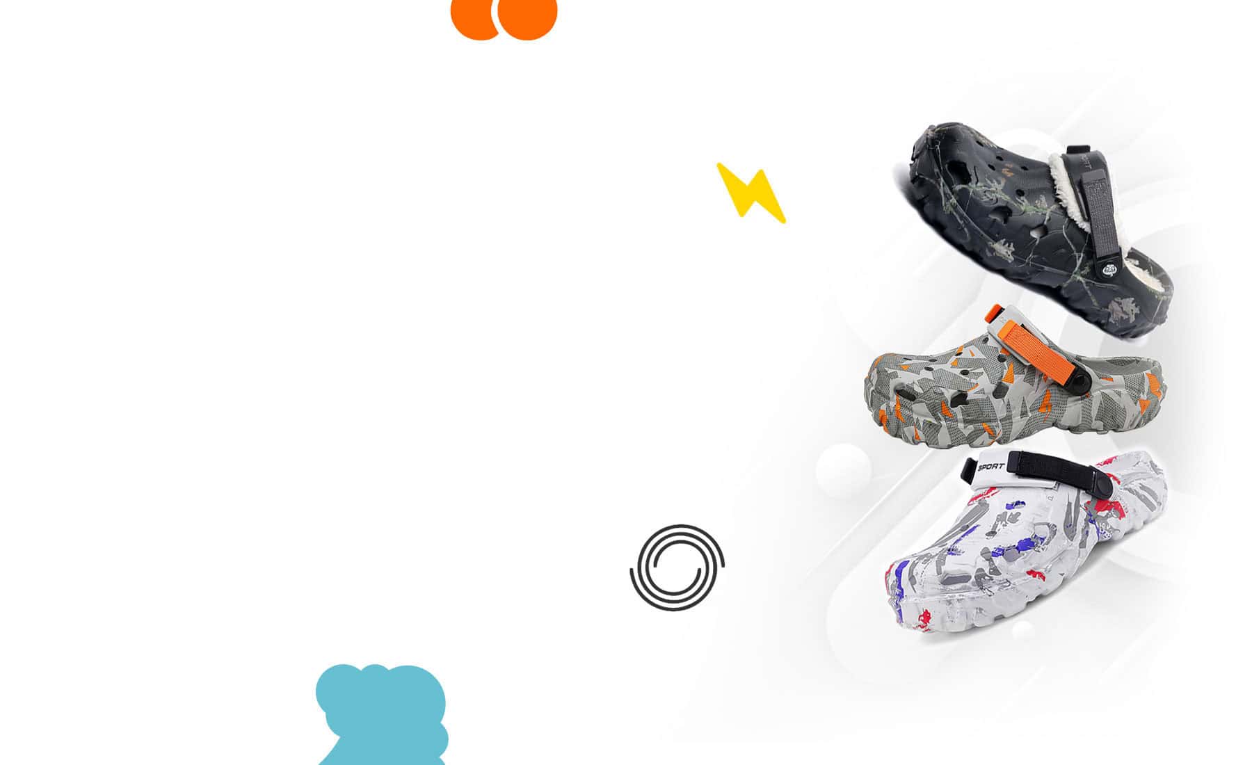 Waterproof lightweight tennis shoes for kids, slip-on style, colorful print, comfortable and durable for active play, breathable fabric and soft sole.